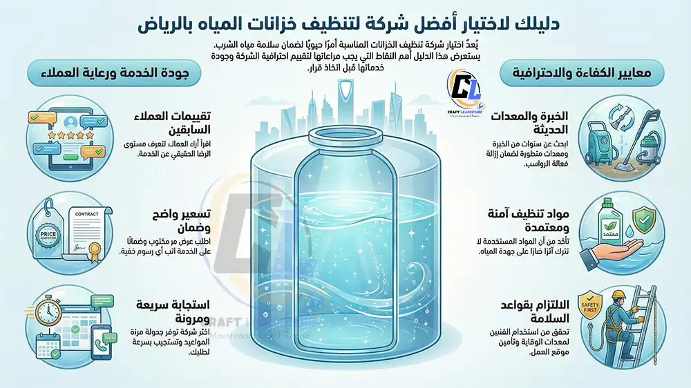 أفضل شركة تنظيف خزانات في الرياض