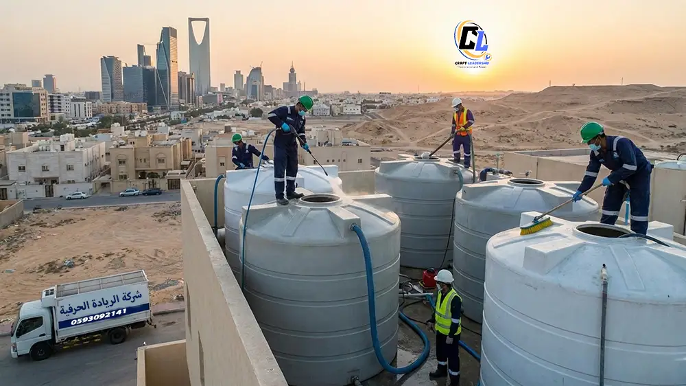 تنظيف خزانات غرب الرياض
