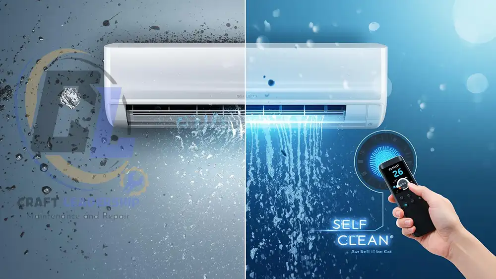 طريقة تنظيف مكيف السبلت بالريموت توسوت