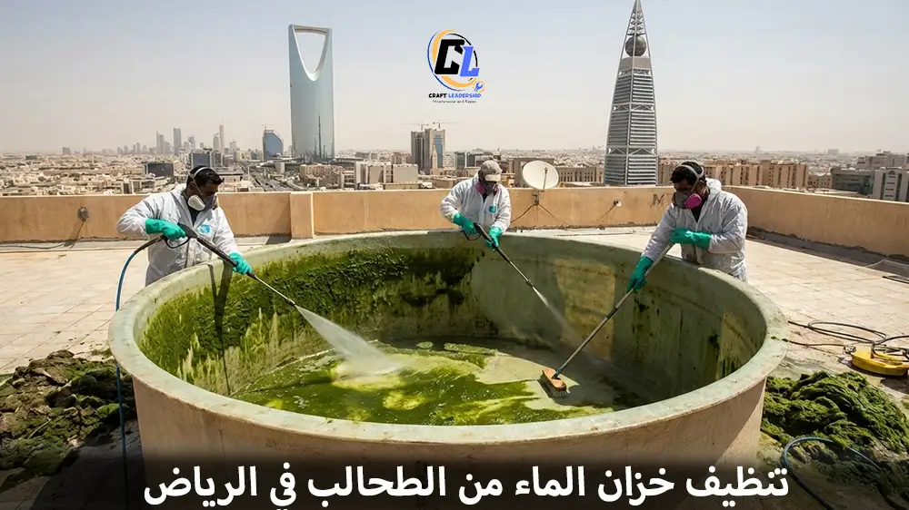 تنظيف خزان الماء من الطحالب
